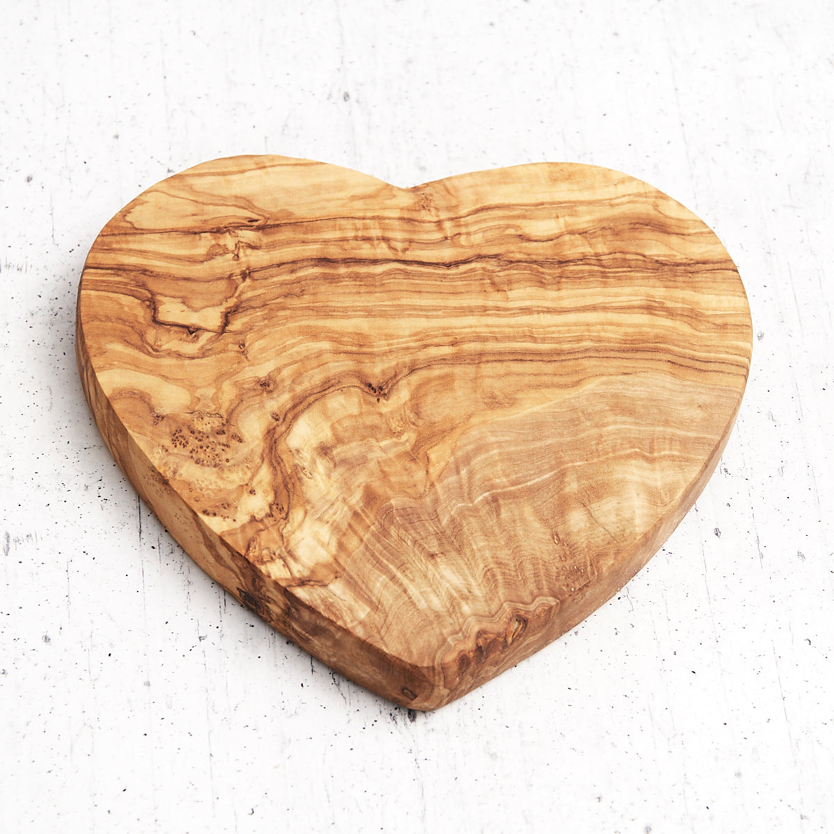 Porta burro cuore in legno di olivo