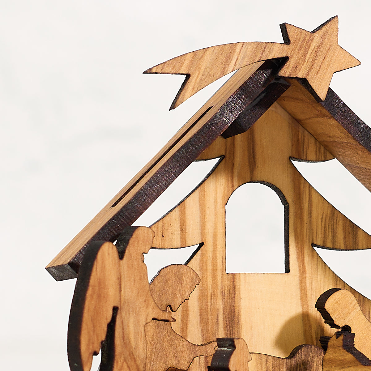 Greccio - presepe in legno di ulivo