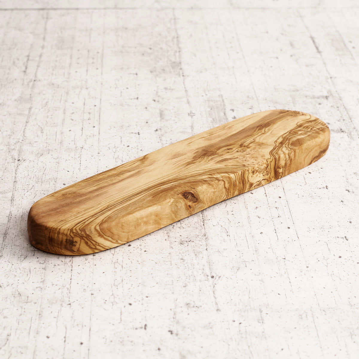 Poggia mestolo lungo in legno di olivo