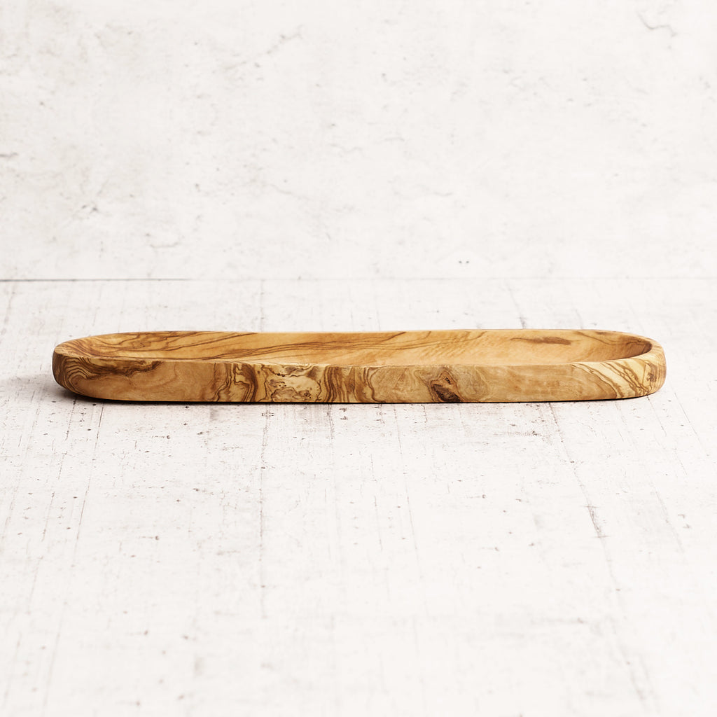 Poggia mestolo lungo in legno di olivo