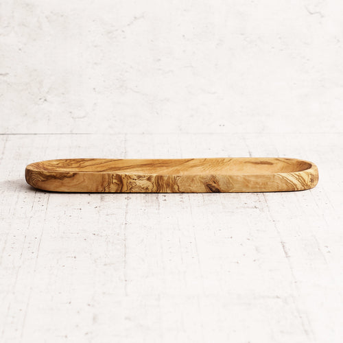 Poggia mestolo lungo in legno di olivo
