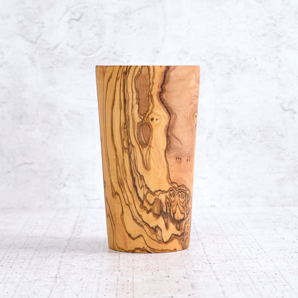 Porta mestoli in legno di olivo