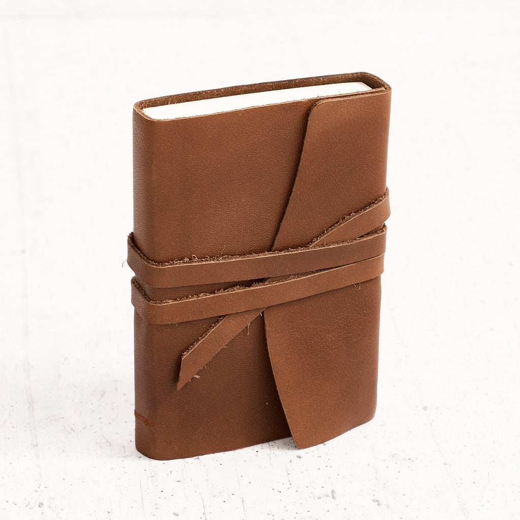 Quaderno artigianale in vera pelle di vitello