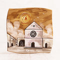 Basilica di Santa Chiara - quadretto in legno d’ulivo con pittura realizzata a mano