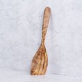 Spatola sagomata in legno di olivo