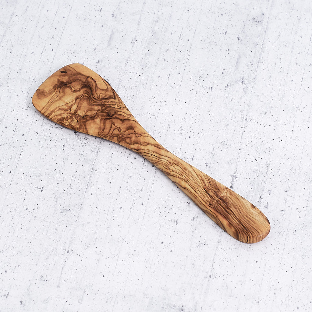 Spatola semplice in legno di olivo