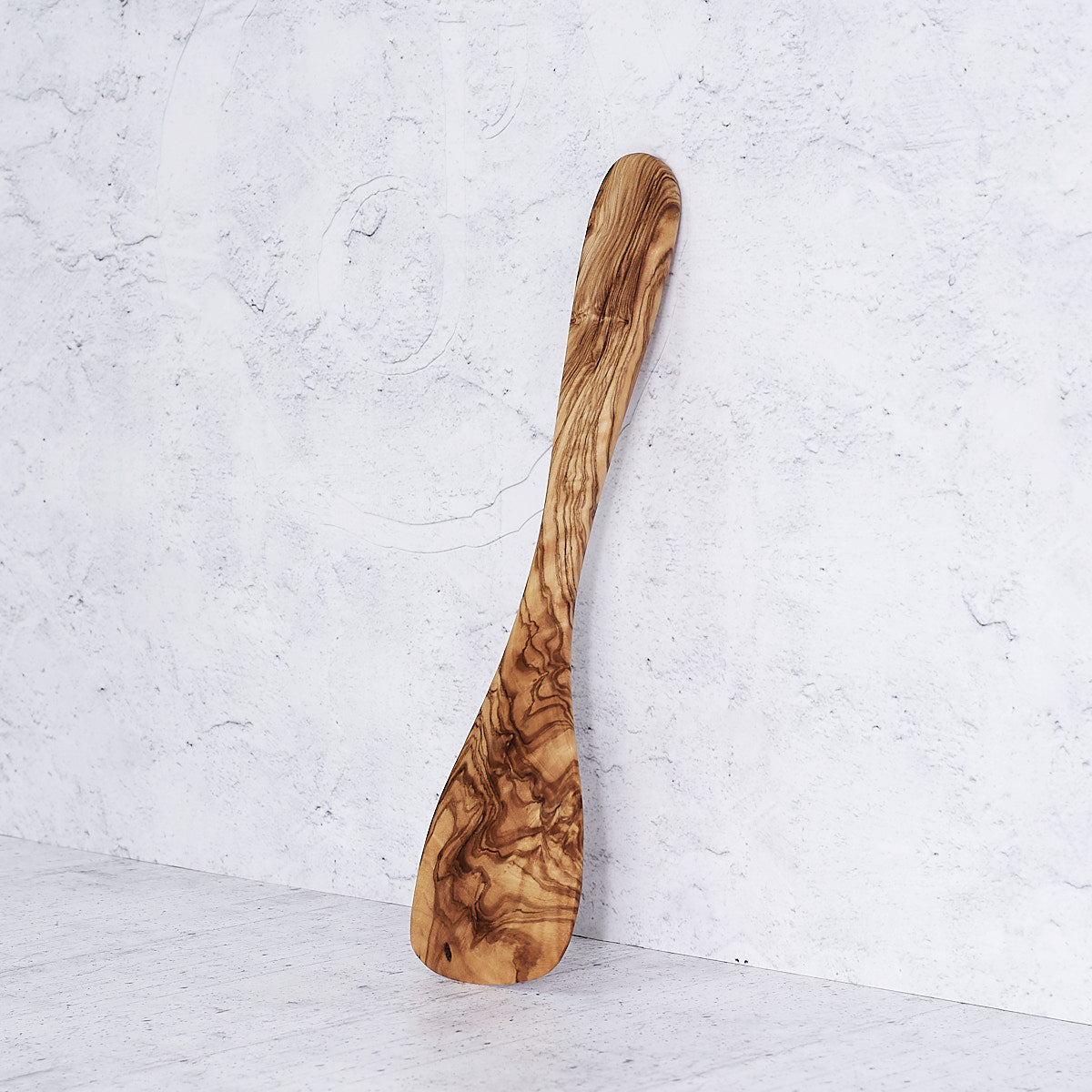 Spatola semplice in legno di olivo