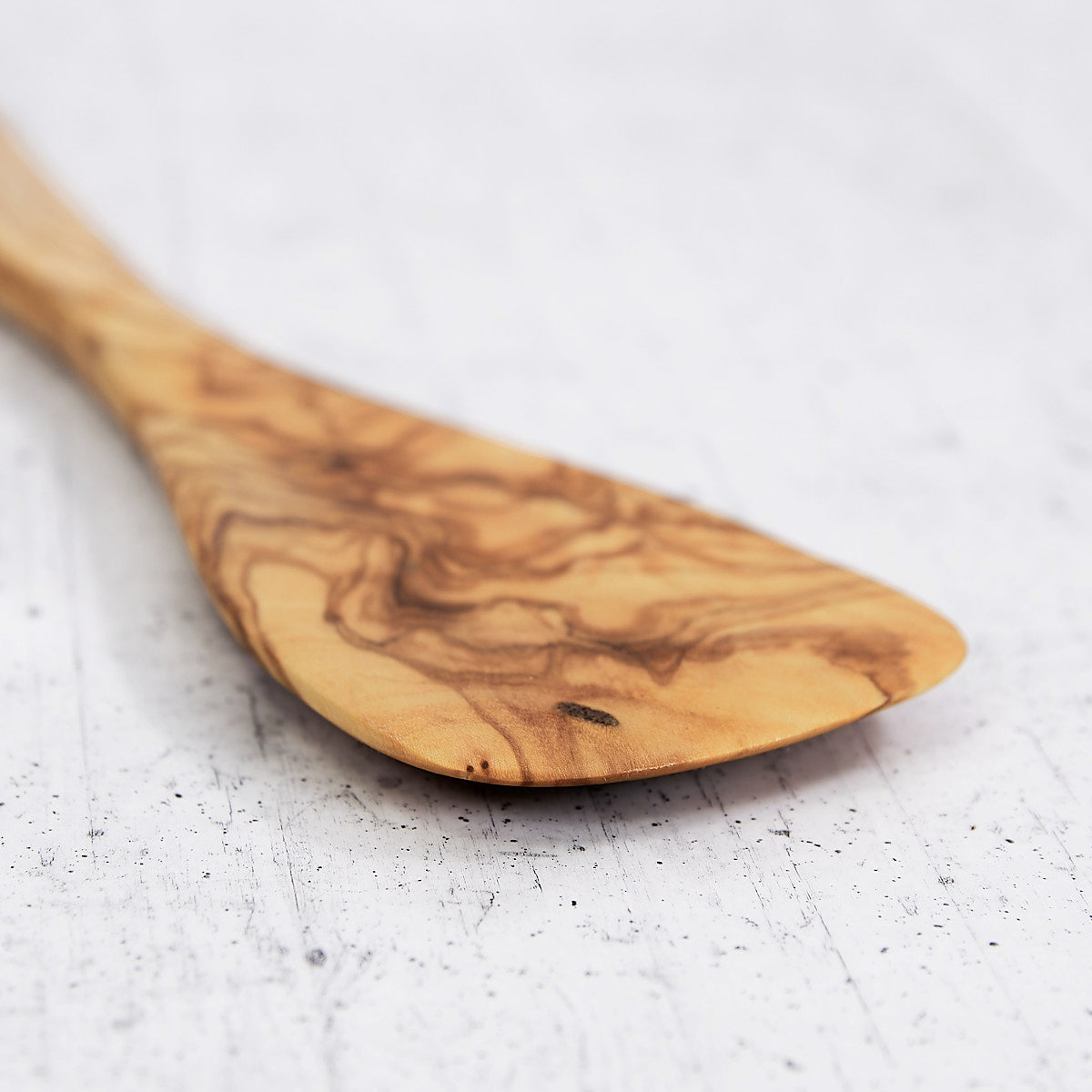 Spatola semplice in legno di olivo