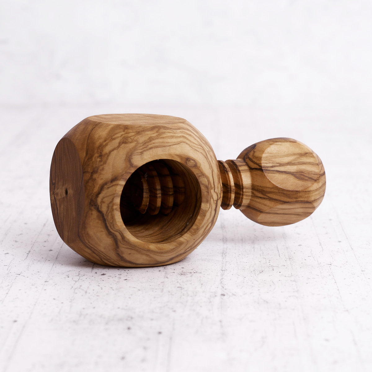Schiaccianoci "dimer" in legno di olivo