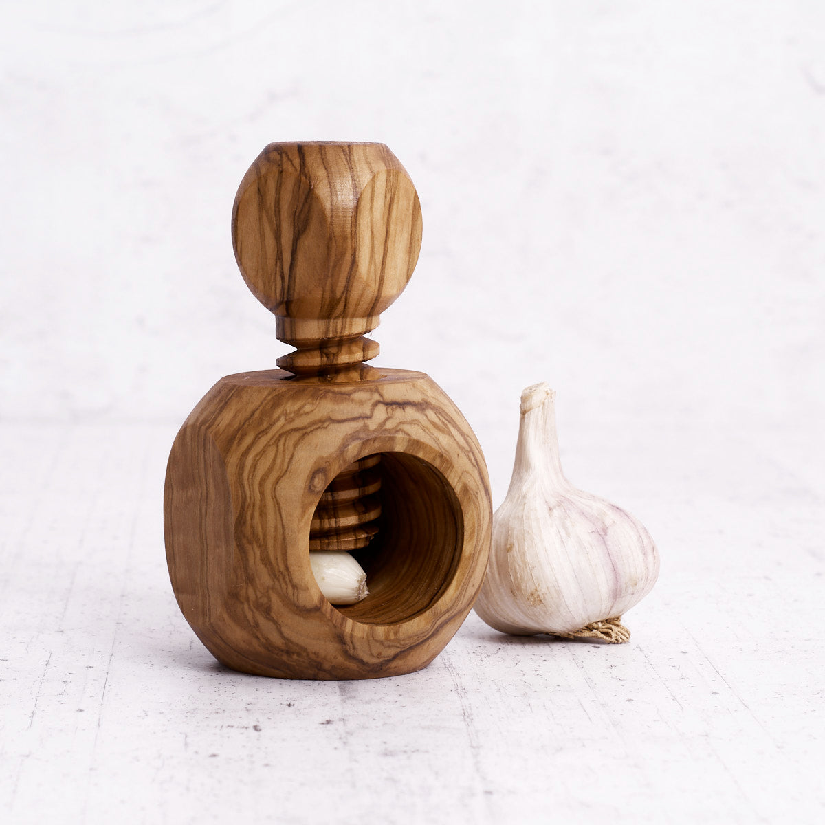 Schiaccianoci "dimer" in legno di olivo