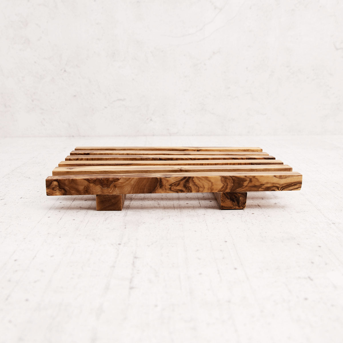 Sotto pentola quadrato in legno di olivo