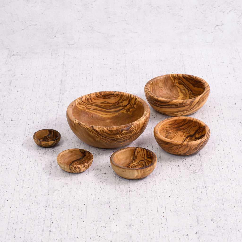 Set Ciotole Matrioska in Legno d’Ulivo Artigianale – 6 Pezzi