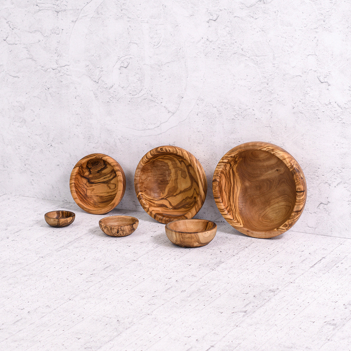 Set Ciotole Matrioska in Legno d’Ulivo Artigianale – 6 Pezzi
