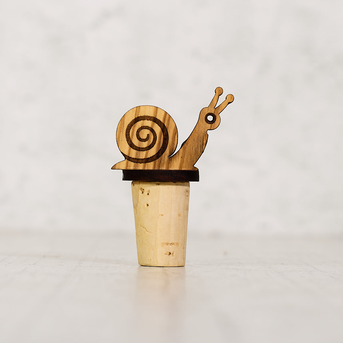 Tappi animaletto in legno di olivo e sughero