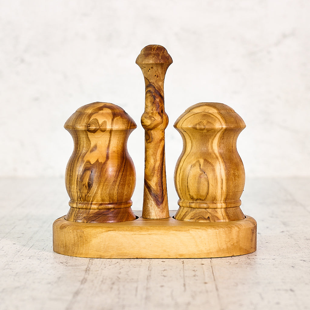Set Sale e Pepe della tradizione in Legno d’Ulivo