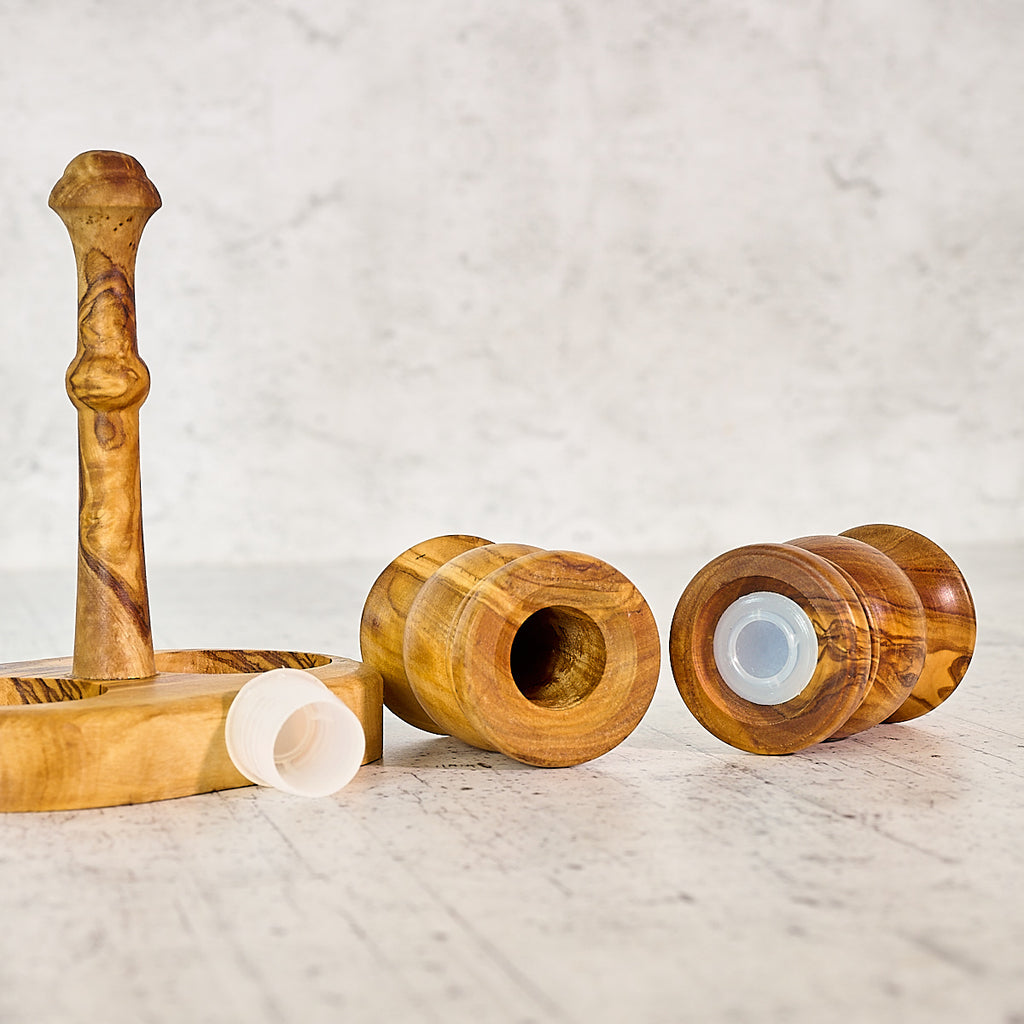 Set Sale e Pepe della tradizione in Legno d’Ulivo
