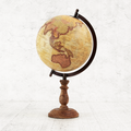 Mappamondo mogano vintage