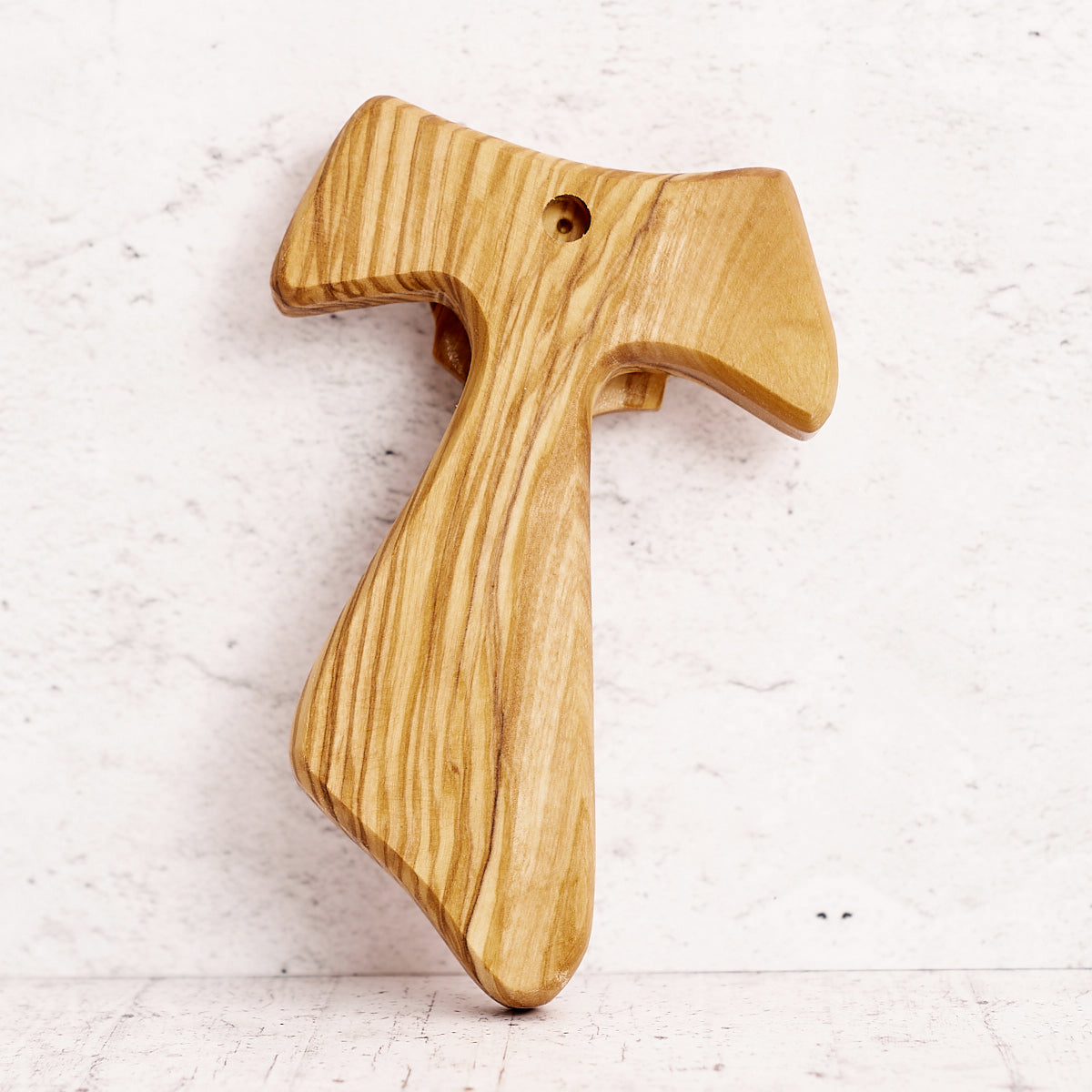 Tau Cantico delle Creature in legno di olivo