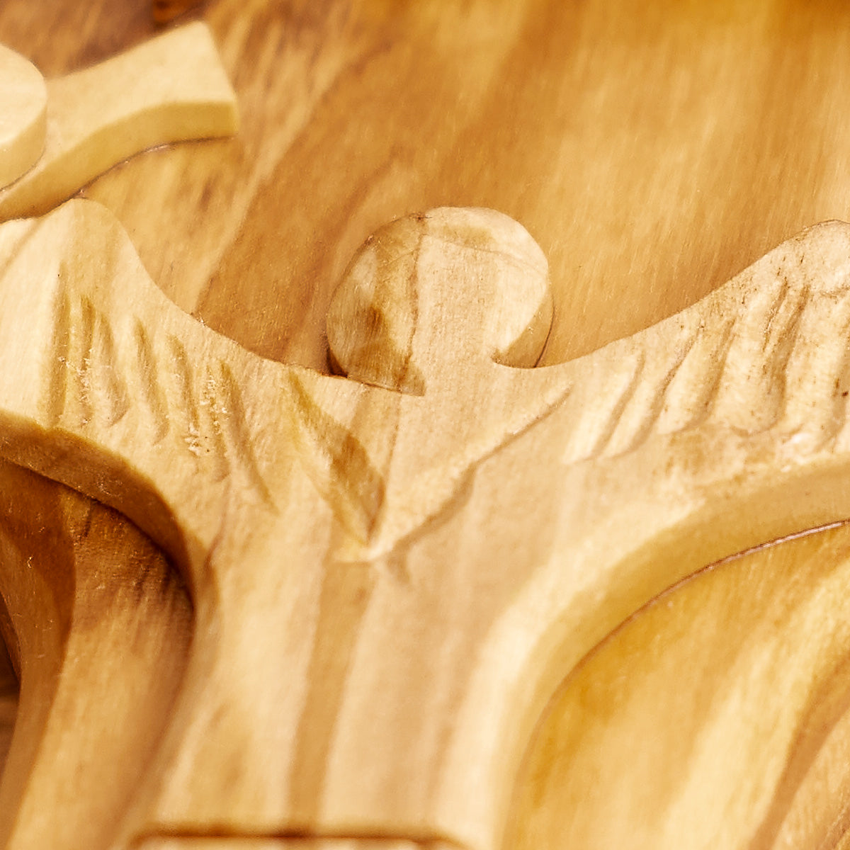 Tau Cantico delle Creature in legno di olivo
