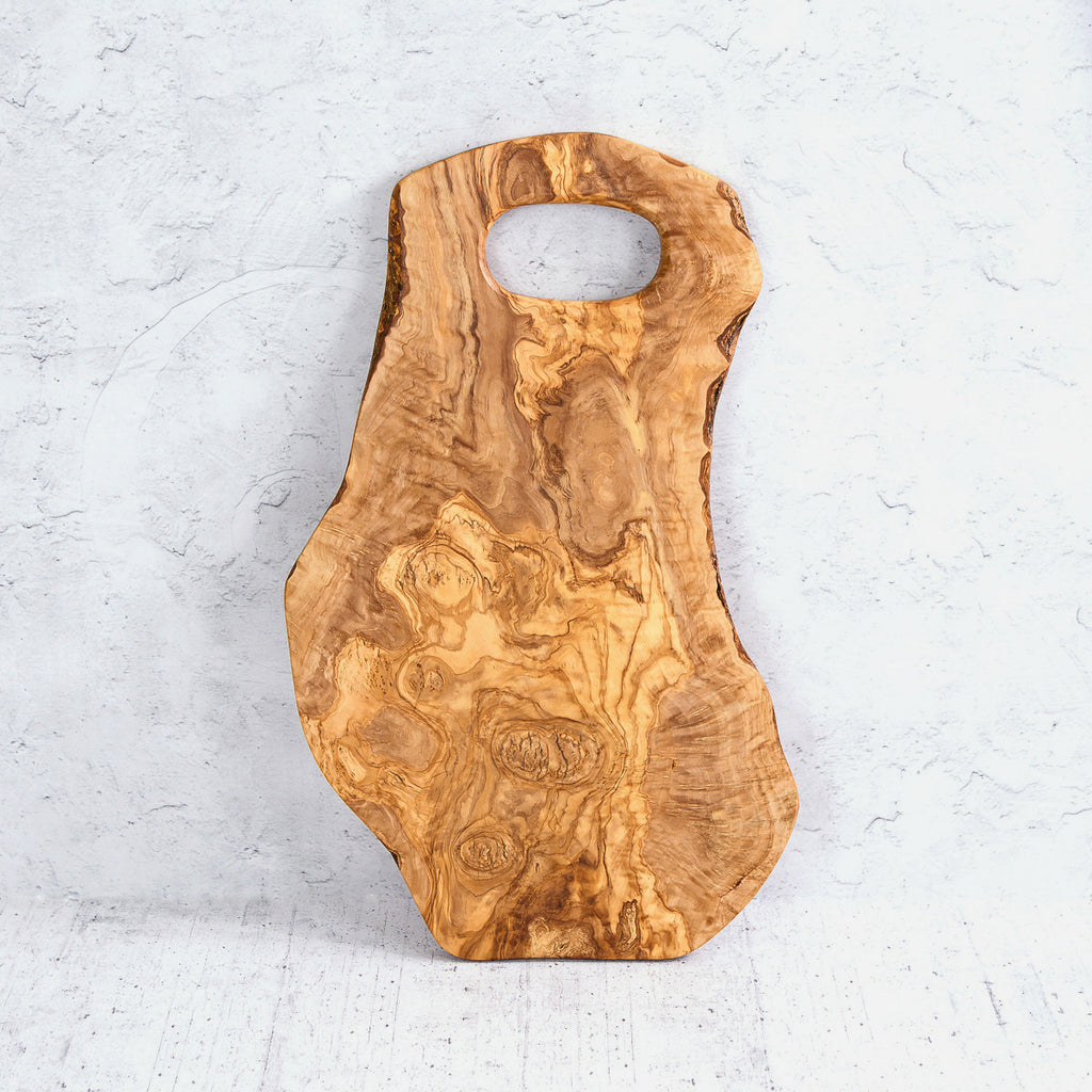 Tagliere maniglia in legno di olivo