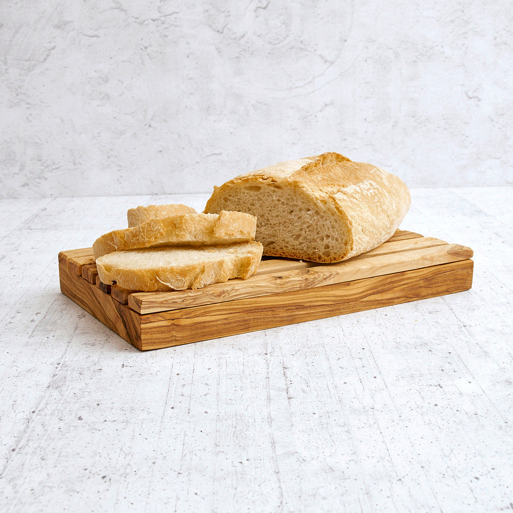 Taglia pane in legno di olivo