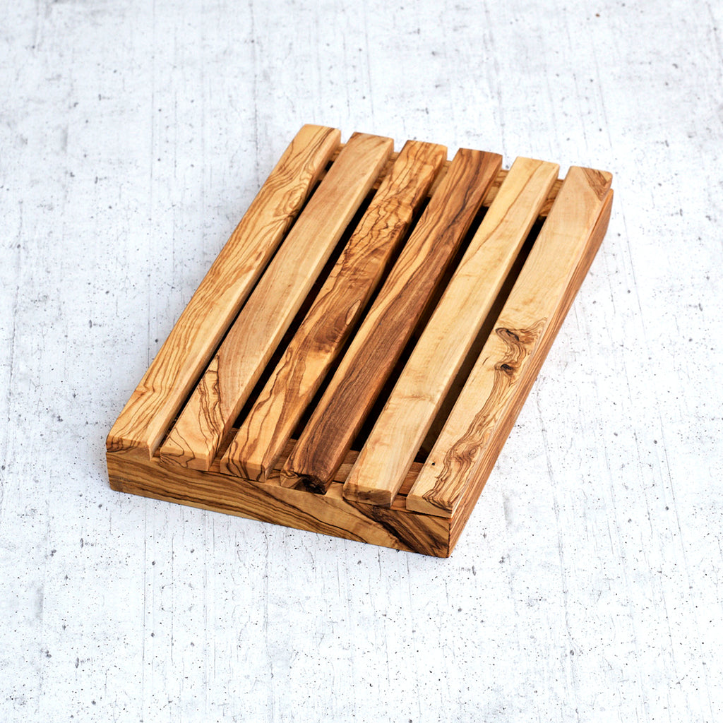 Taglia pane in legno di olivo