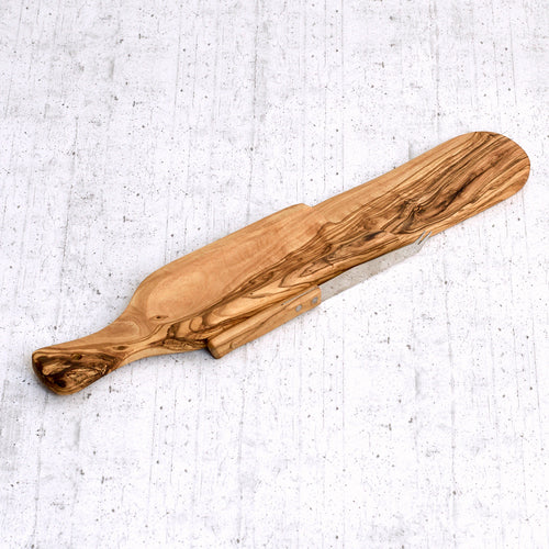 Taglia salame in legno di olivo