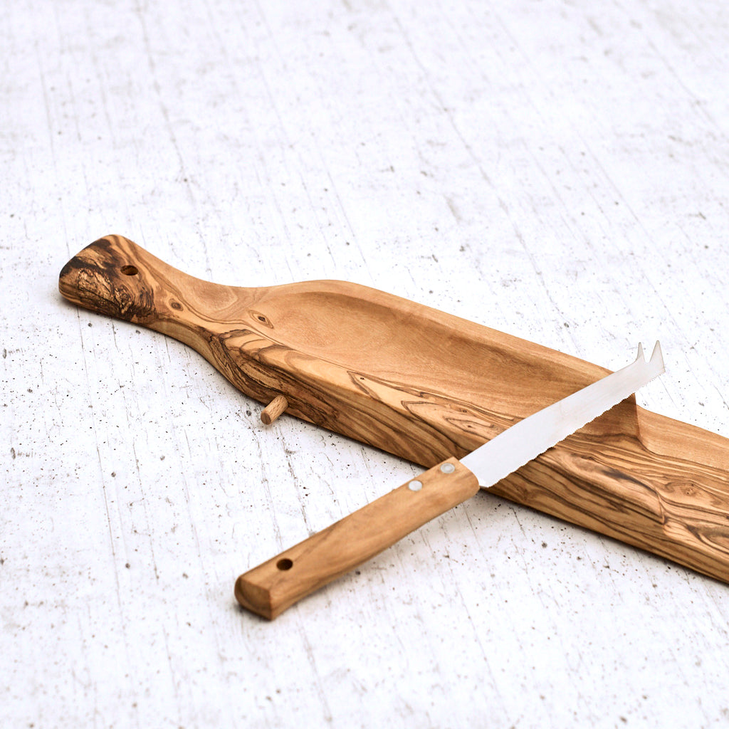 Taglia salame in legno di olivo