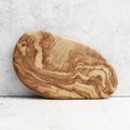 Tagliere moderno in legno di olivo