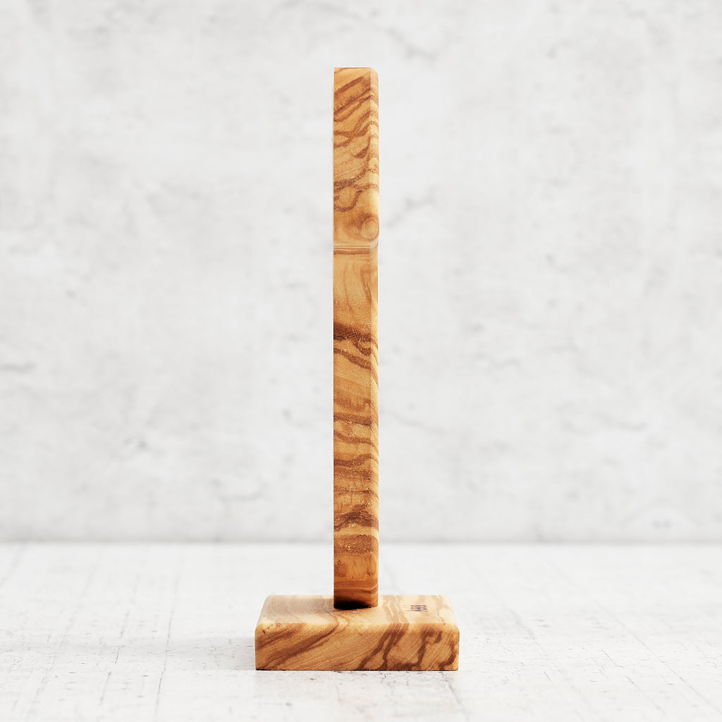 Tau Laudato sii in legno di olivo