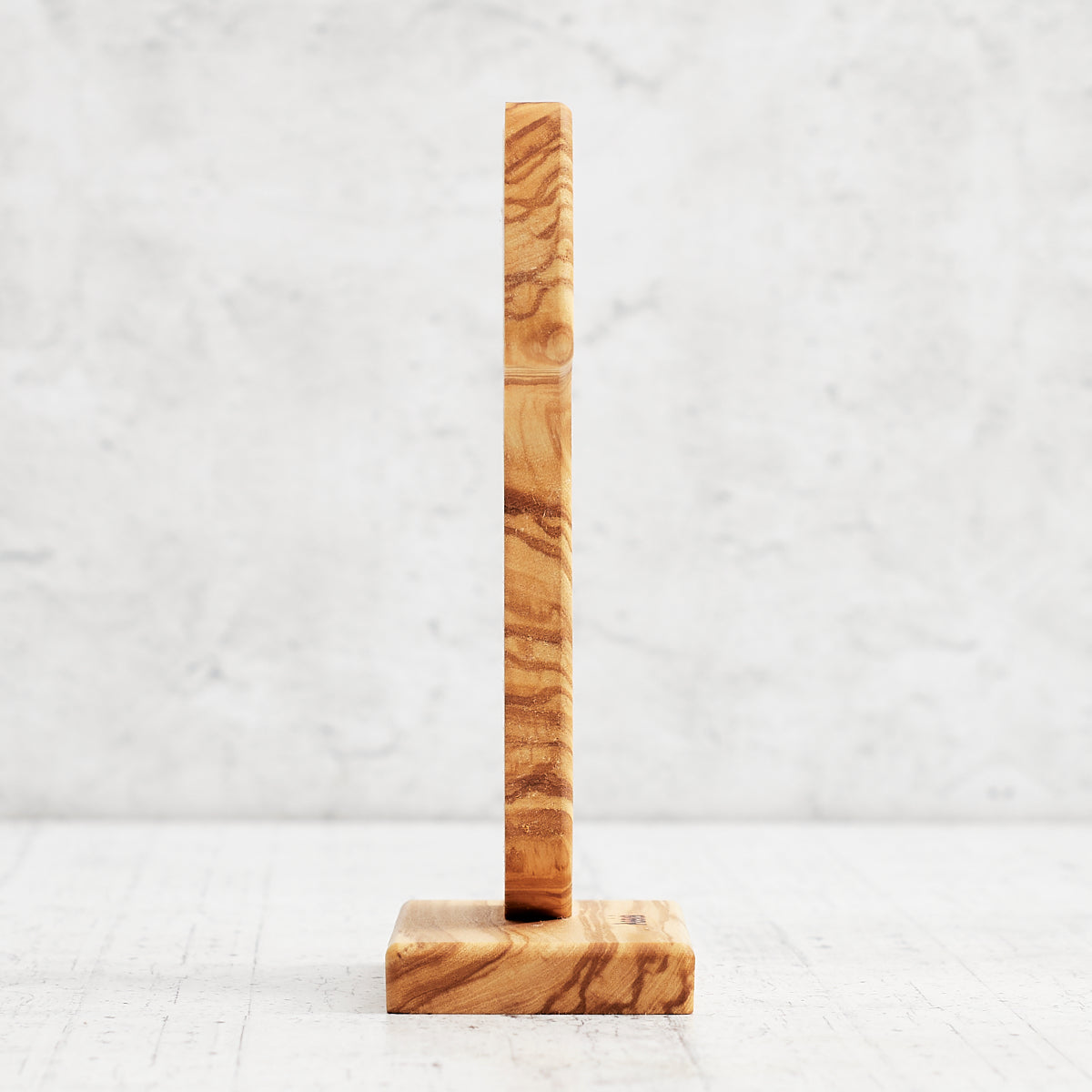 Tau Laudato sii in legno di olivo