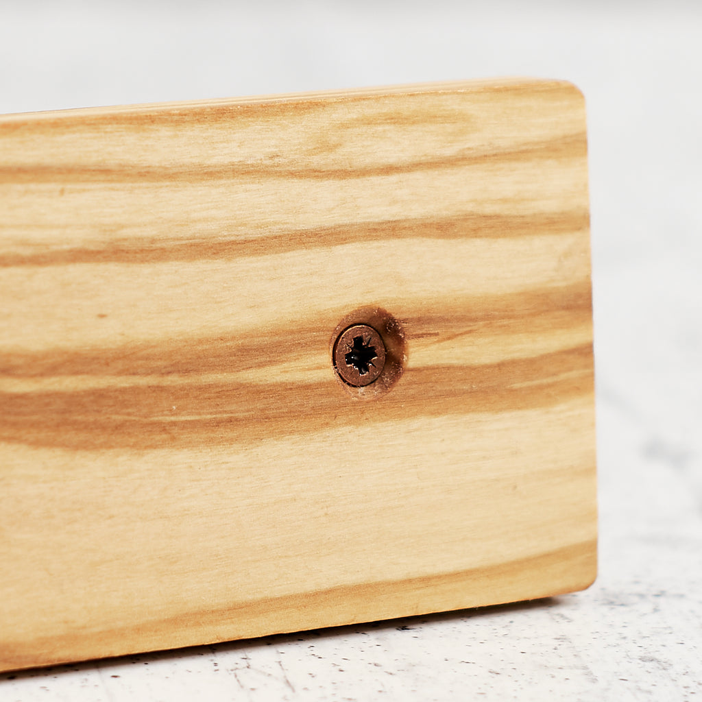 Tau Laudato sii in legno di olivo