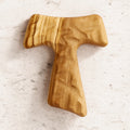 Tau rustico in legno di olivo