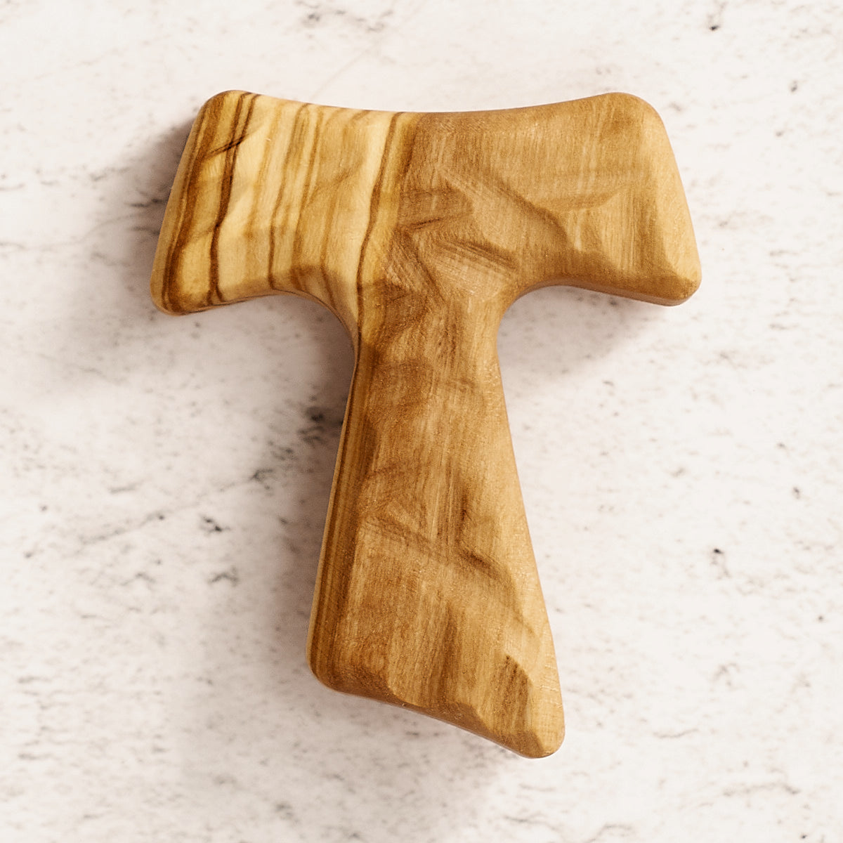Tau rustico in legno di olivo