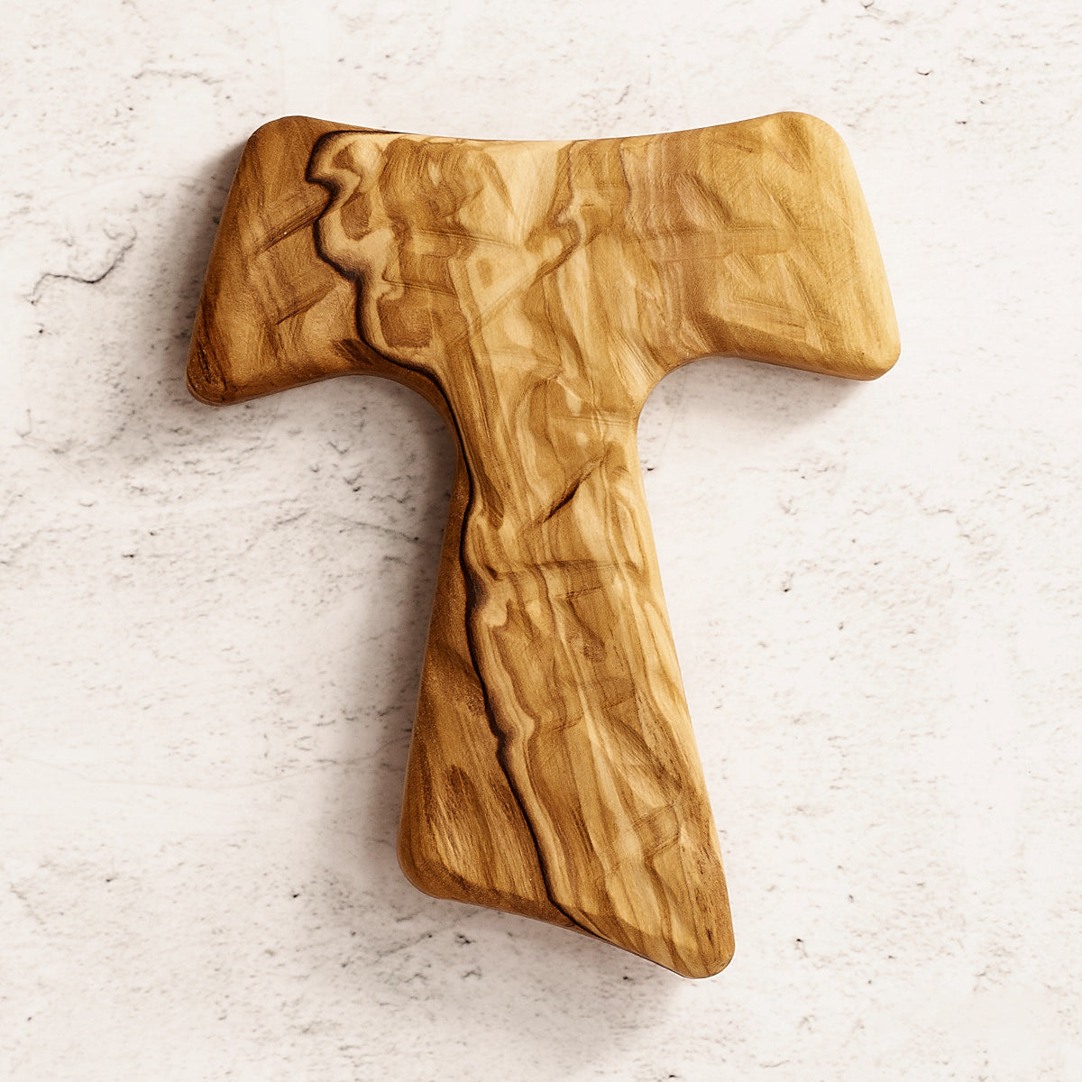 Tau rustico in legno di olivo