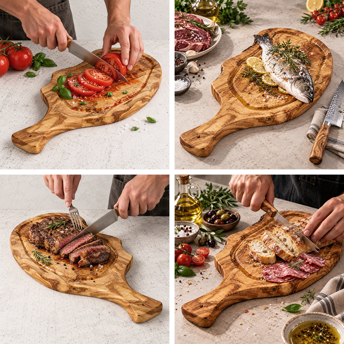 Tagliere del Re in legno di olivo