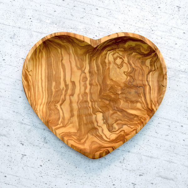 Heart shaped appetizer dish