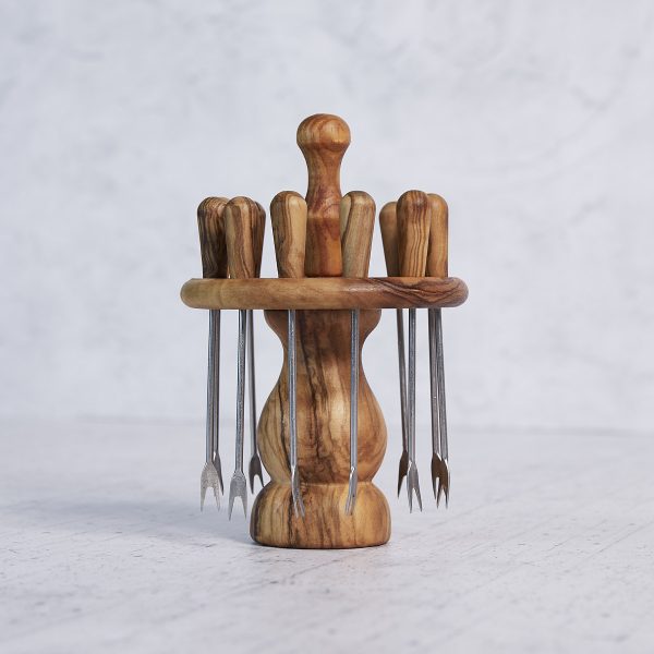Pinwheel fork holder