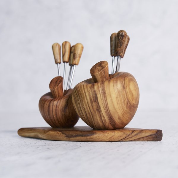 Apple-Shaped fork holder