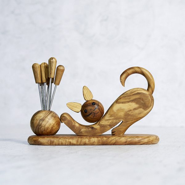Cat fork holder