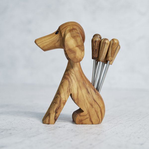 Dog fork holder