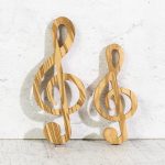 Nota musicale in legno sei pezzi