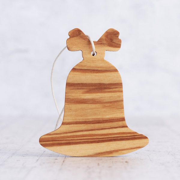 Christmas tree decoration in olive wood