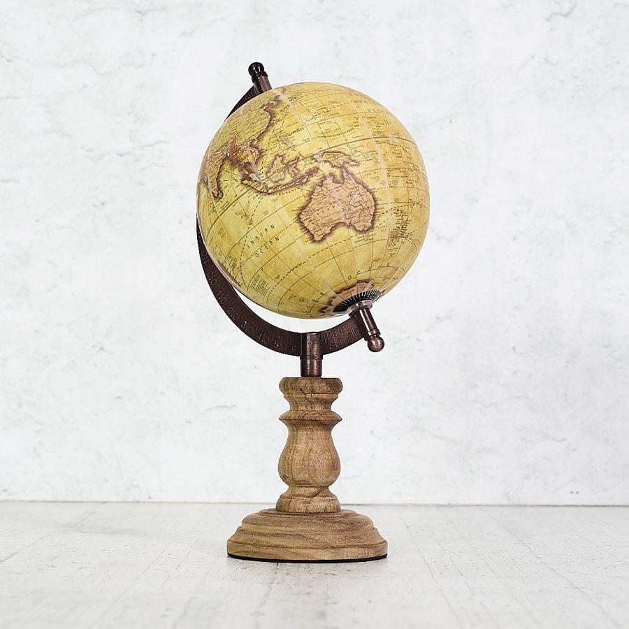 Globe of mahogany - Image 3
