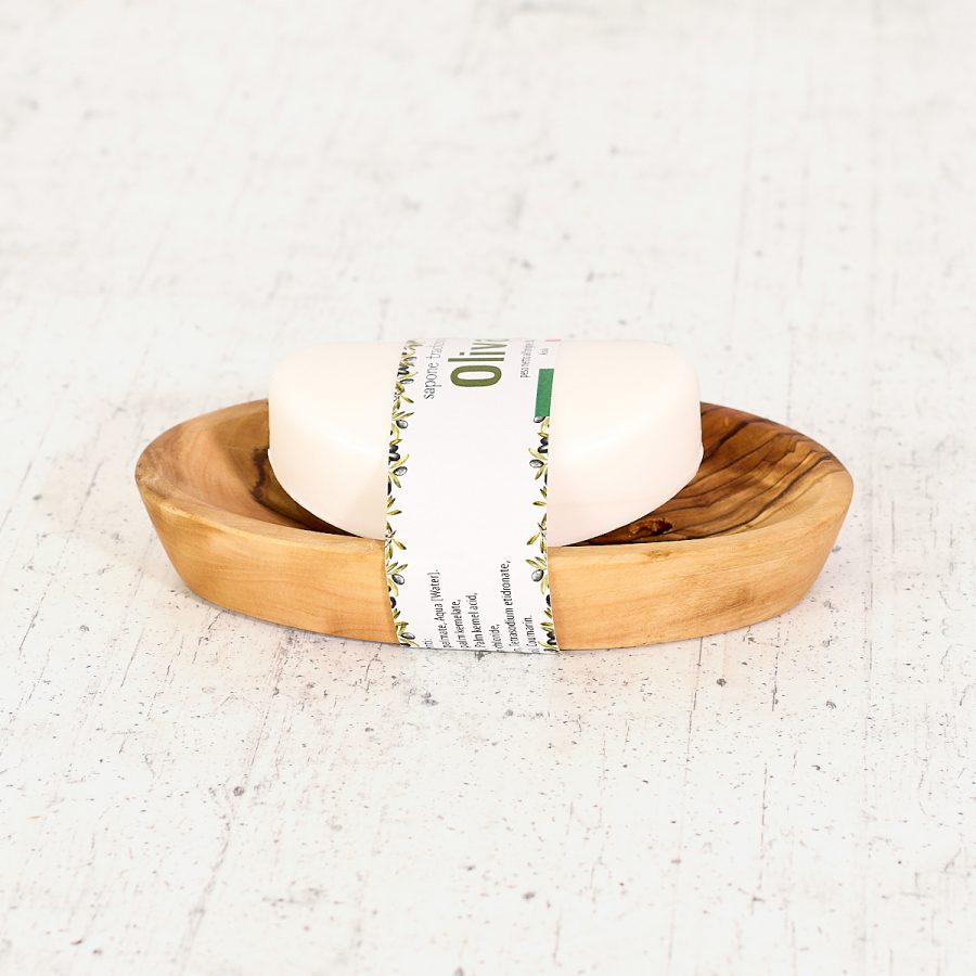 Oval soap dish