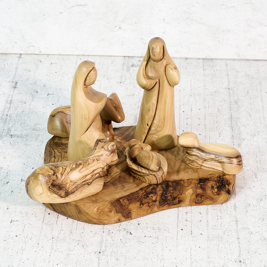 Assisi - Crib in olive wood - Image 2