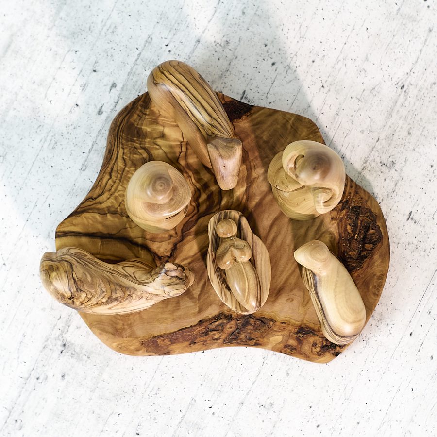 Assisi - Crib in olive wood - Image 8